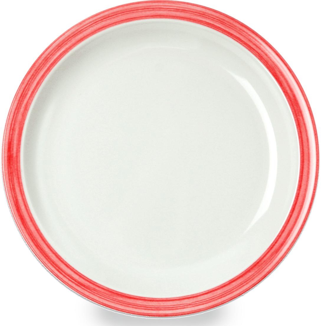 WACA Teller »Bistro«, (Set, 4 St.), Melamin, 23,5 cm