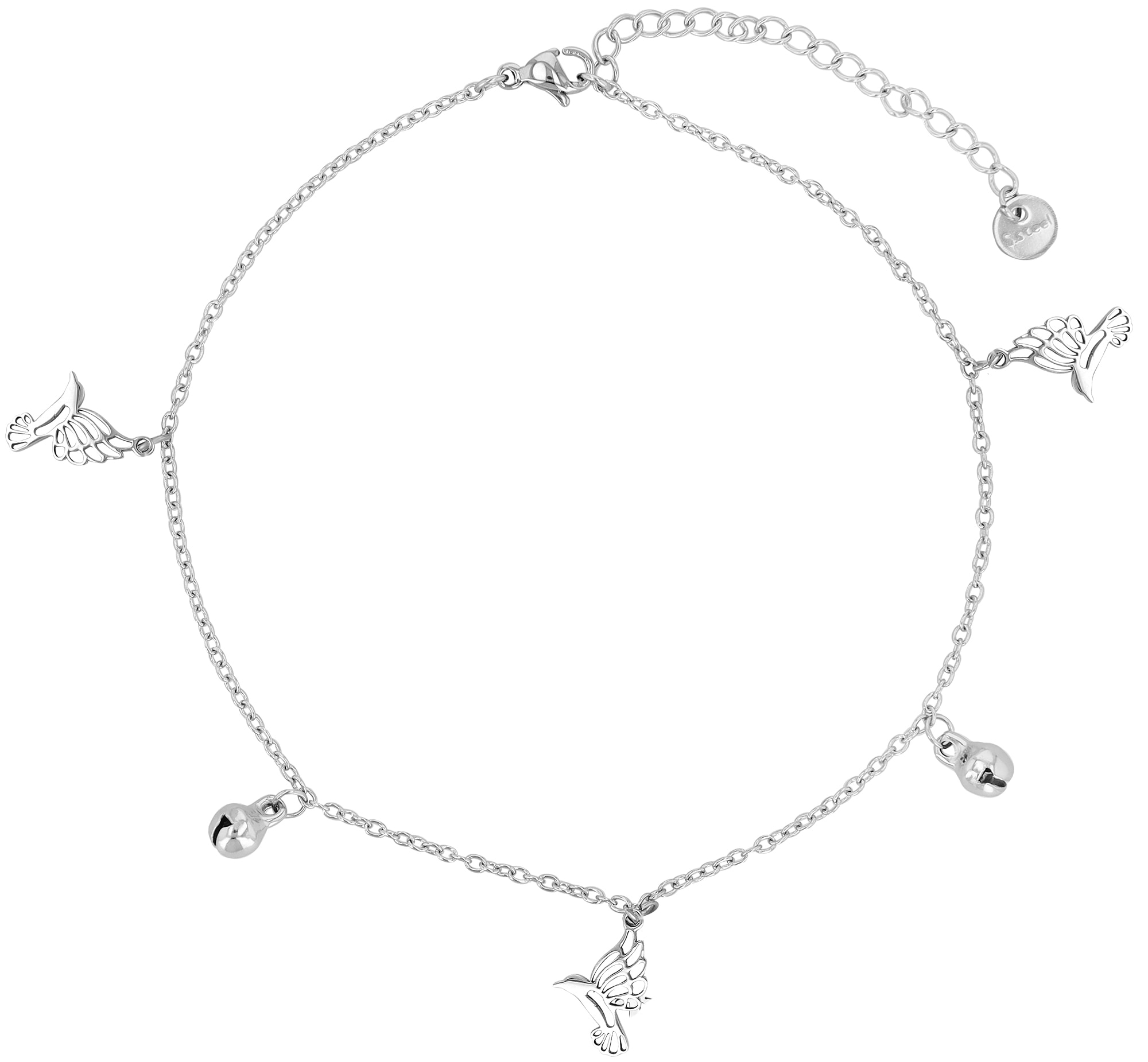 Adelia´s Kettenanhänger »Damen Anhänger aus Edelstahl mit Perle«