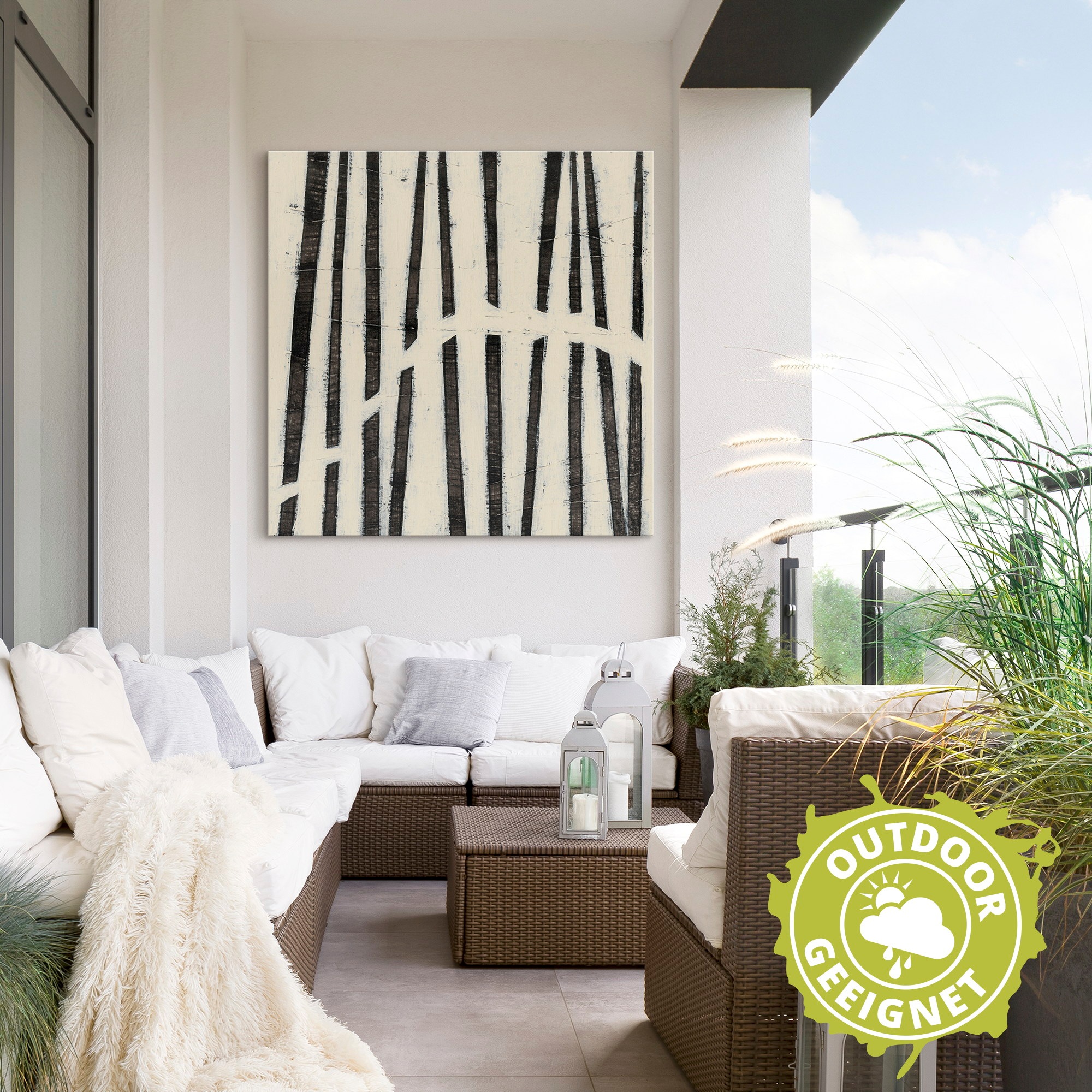 Artland Wandbild »Hieroglyph I«, Muster, (1 St.), als Alubild, Outdoorbild, Leinwandbild, Poster, Wandaufkleber