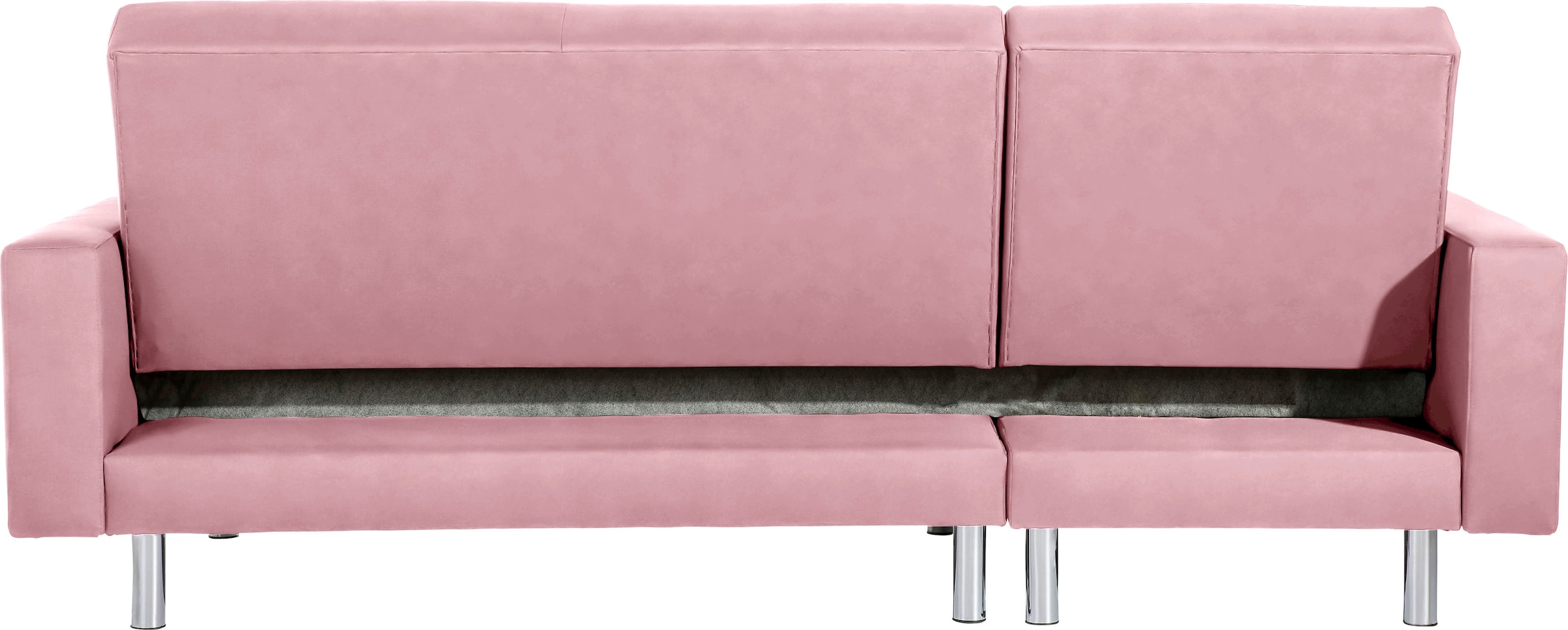 Max Winzer® Schlafsofa »Just Fresh modernes kubisches Sofa, Rückenverstellung für Sitzkomfort« Recamiere links oder rechts montierbar, elegante Metallfüße