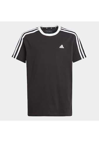 T-Shirt »ESSENTIALS 3-STREIFEN COTTON LOOSE FIT BOYFRIEND«