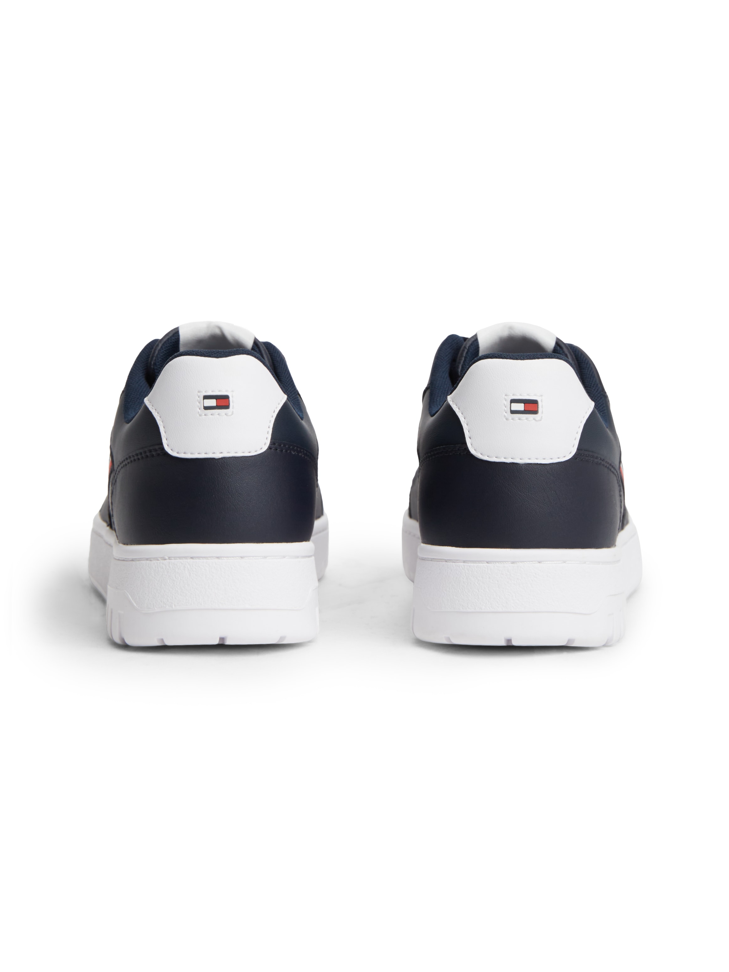 Tommy Hilfiger Sneaker »TH BASKET CORPORATE STRIPES«  Schnürer, Halbschuh mit Textil-Streifen, in Tommy Farben