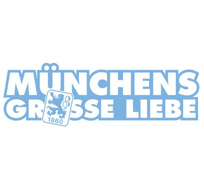 Wall-Art Wandtattoo »1860 München Grosse Liebe«