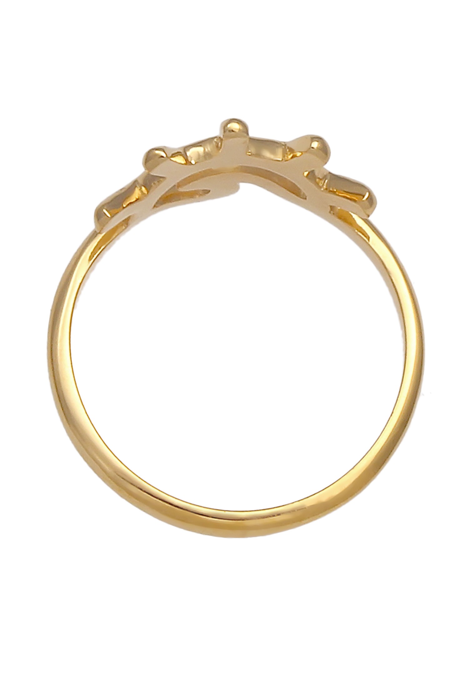 Elli Silberring »Ring Sonnenaufgang Wellen Motiv Sommer 925 Silber«