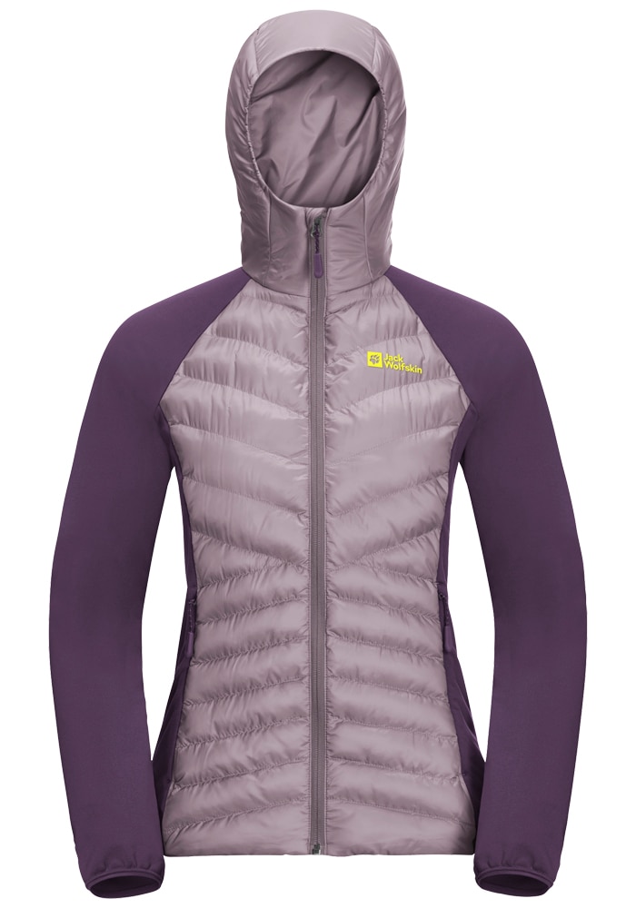 Jack Wolfskin Hybridjacke »ROUTEBURN PRO HYBRID W«, mit Kapuze
