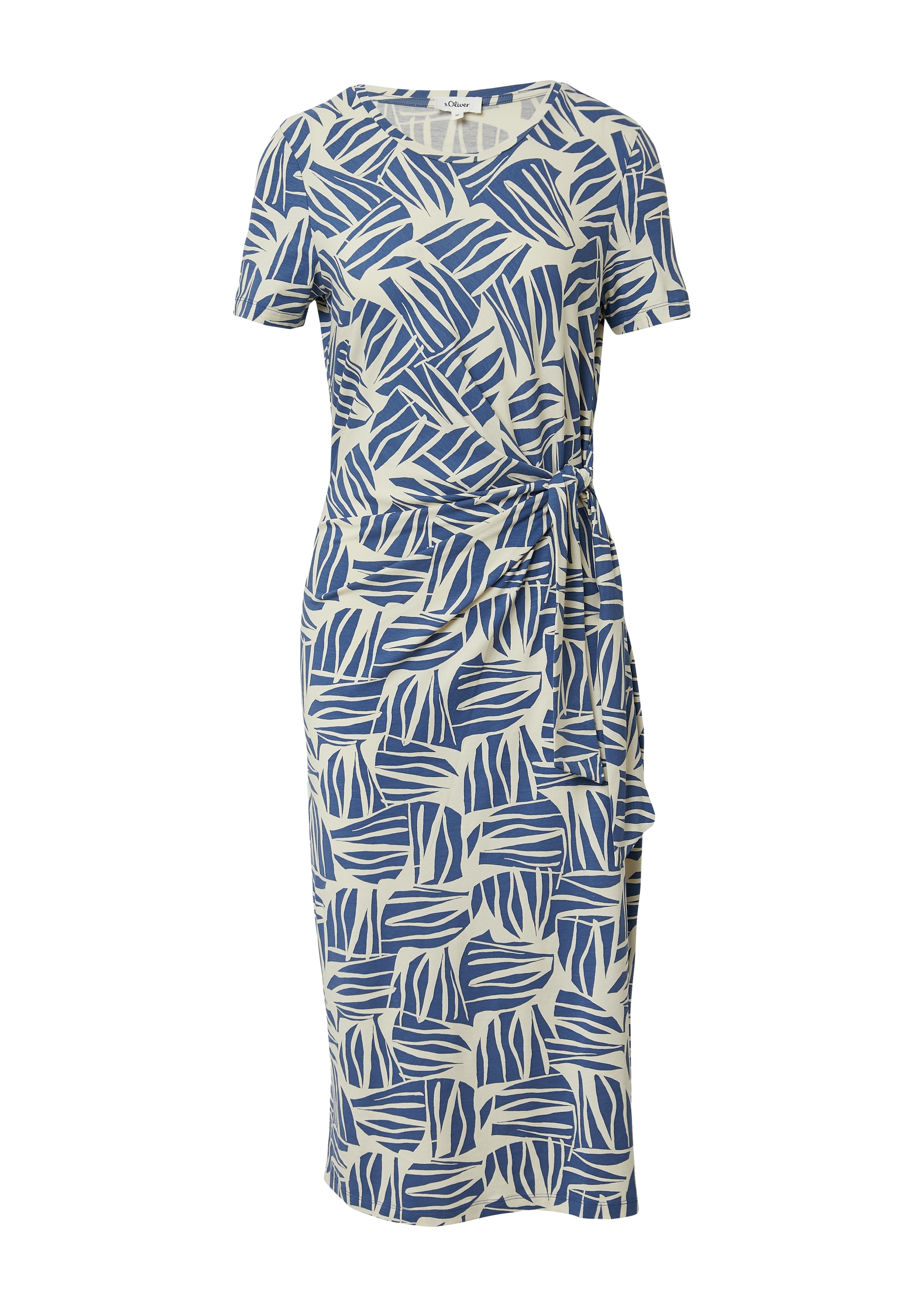 s.Oliver Jerseykleid, mit Knoten-Detail