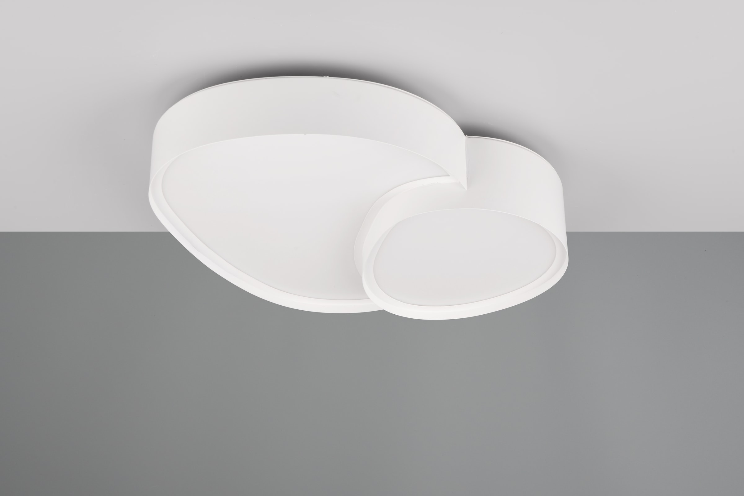 TRIO Leuchten LED Deckenleuchte »RISE, LED Deckenlampe 21W 2400 Lumen warmweiß bis kaltweiß 2700-6500K« LED-Board 1 Stk. warmweiß - kaltweiß Fernbedienung dimmbar Memoryfunktion Nachtlicht CCT Lichtfarbe wählbar