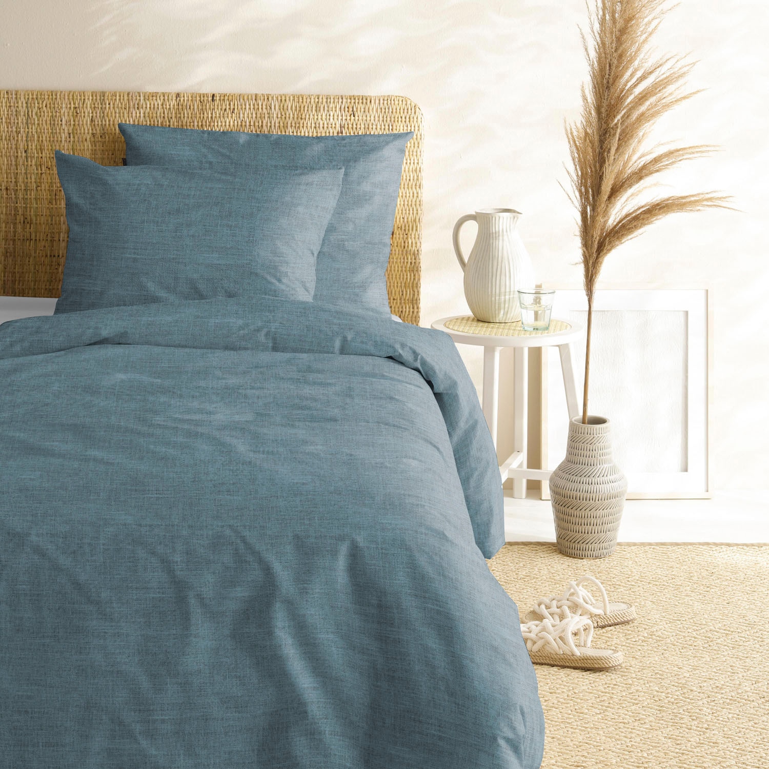 Cinderella Bettwäsche »Lyn in Gr. 135x200, 155x220 oder 200x200 cm« Bettwäsche aus Baumwolle, Bettwäsche mit Reißverschluss