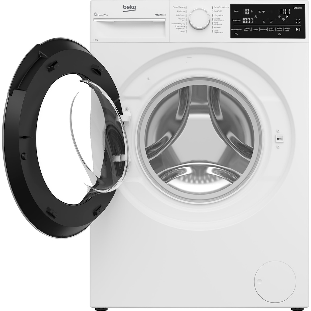 BEKO Waschmaschine »B5WFT89418W«, B5WFT89418W, 9 kg, 1400 U/min