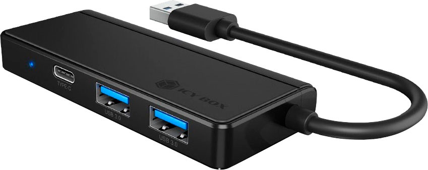 ICY BOX Computer-Adapter »USB 3.0 Type-A Hub & Kartenleser«