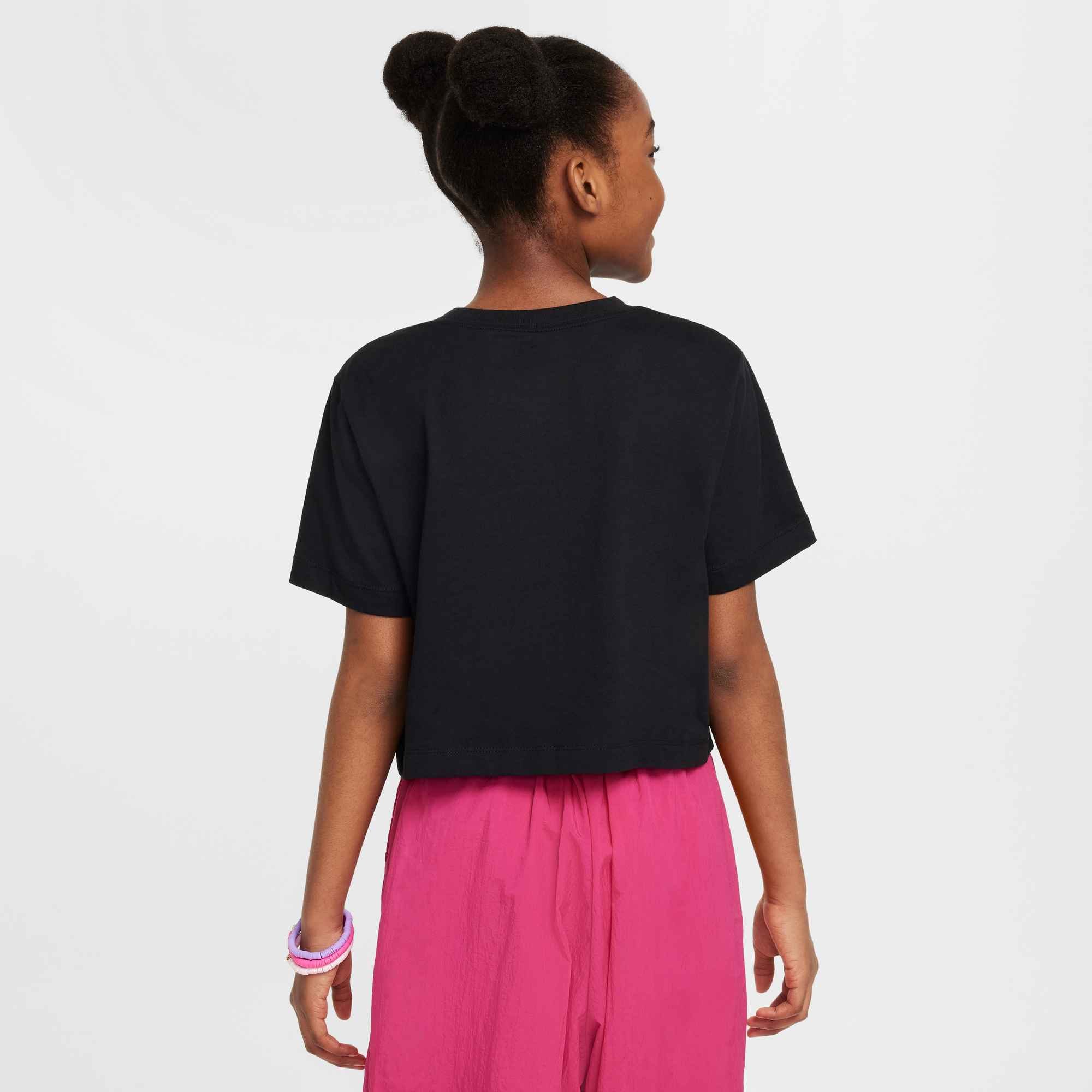 Nike Sportswear Laufshirt »Nike Sportswear Big Kids' (Girls') Cropped T-Shirt« für Jugendliche, für sportliche Aktivitäten, aus weicher Baumwolle