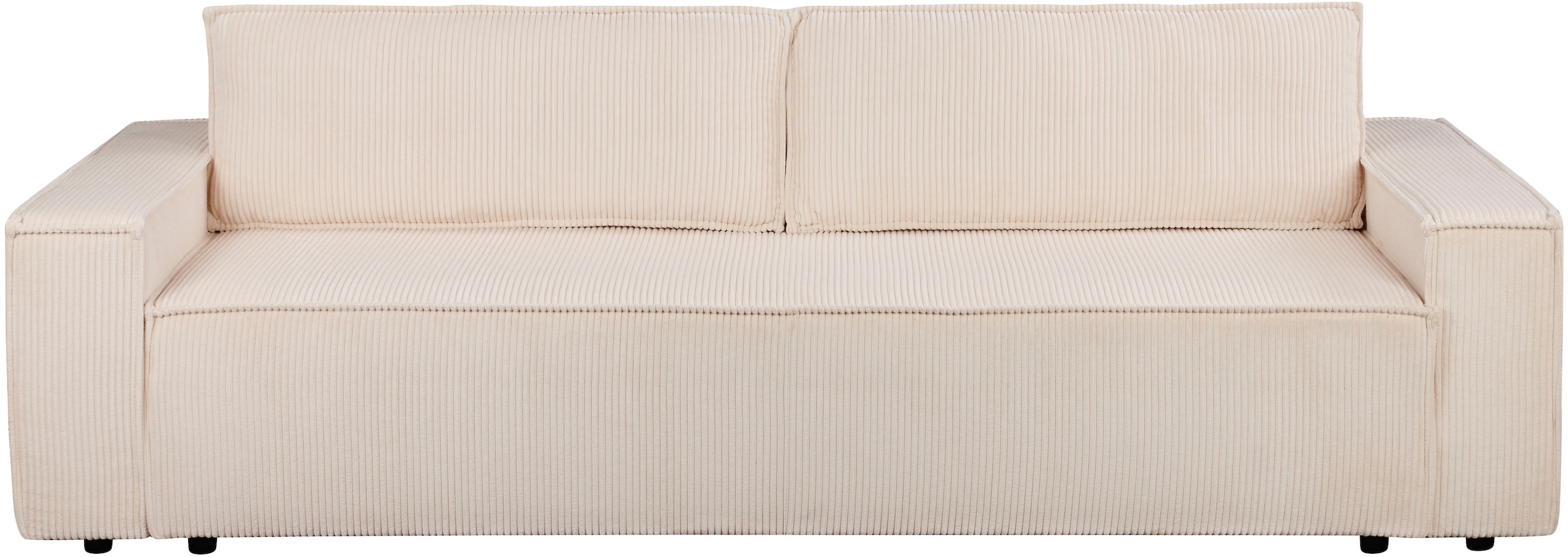 OTTO home Schlafsofa »CASSI 3-Sitzer, 240 cm - OTTO. Verlässliche Qualität.« Schlaffunktion (134/200), Bettkasten, Cord, Unser Tiefpreis