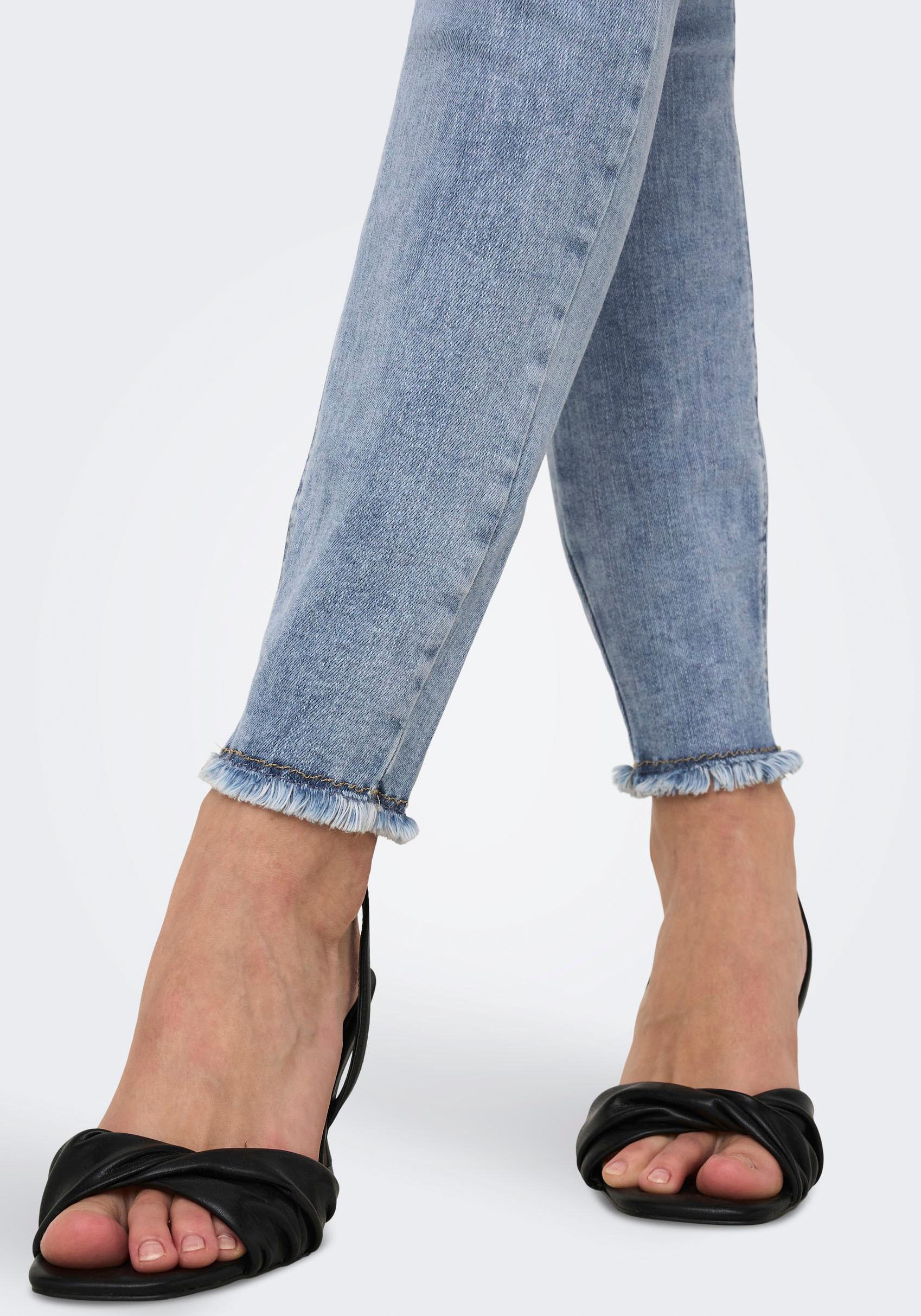 ONLY Ankle-Jeans »ONLBLUSH MID SK ANK RAW DNM REA694 NOOS«
