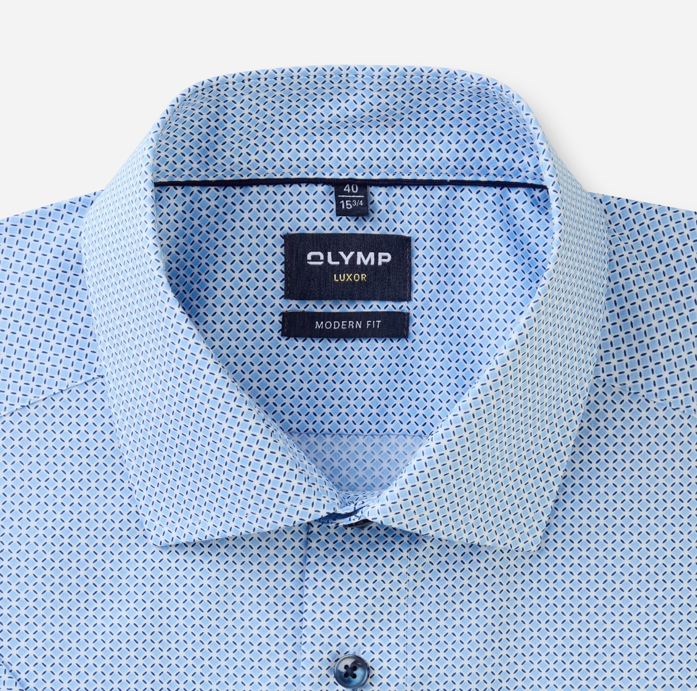 OLYMP Kurzarmhemd »Luxor modern fit«, mit Minimal-Print