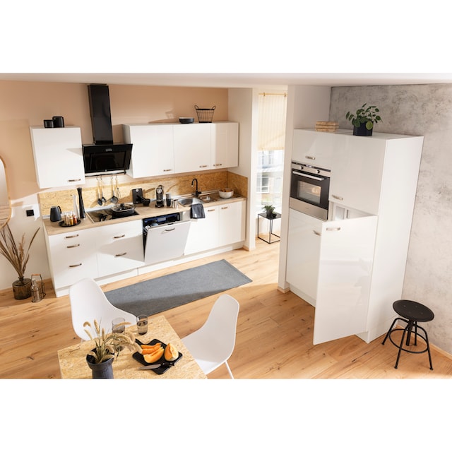 OPTIFIT Küchenzeile »Cara, Breite 400 cm,«, mit HANSEATIC-E-Geräten,  Induktions-Kochfeld, Soft-Close-Funktion kaufen bei OTTO