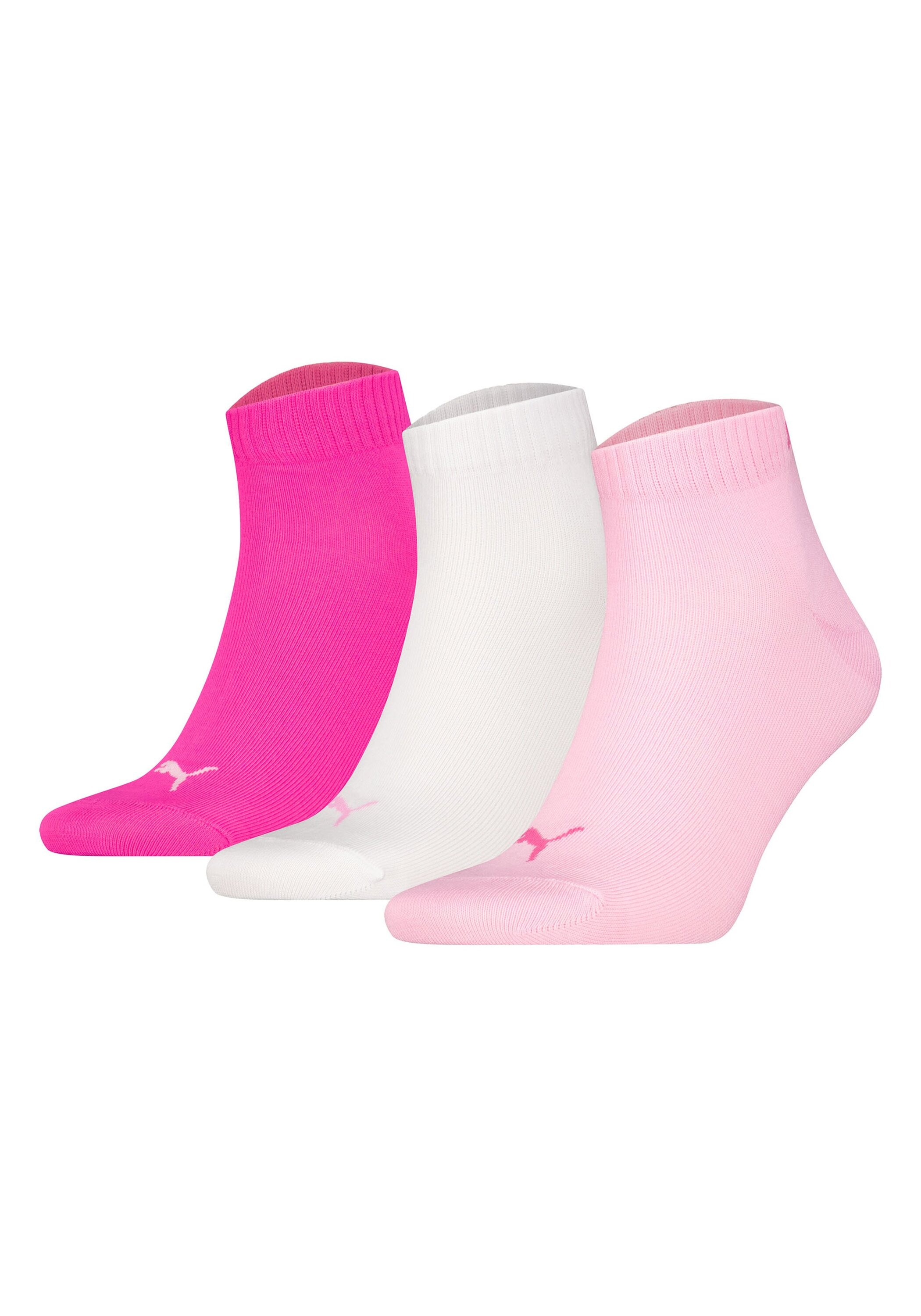 PUMA Kurzsocken »Socken Quarter Plain 3P 3er Pack«