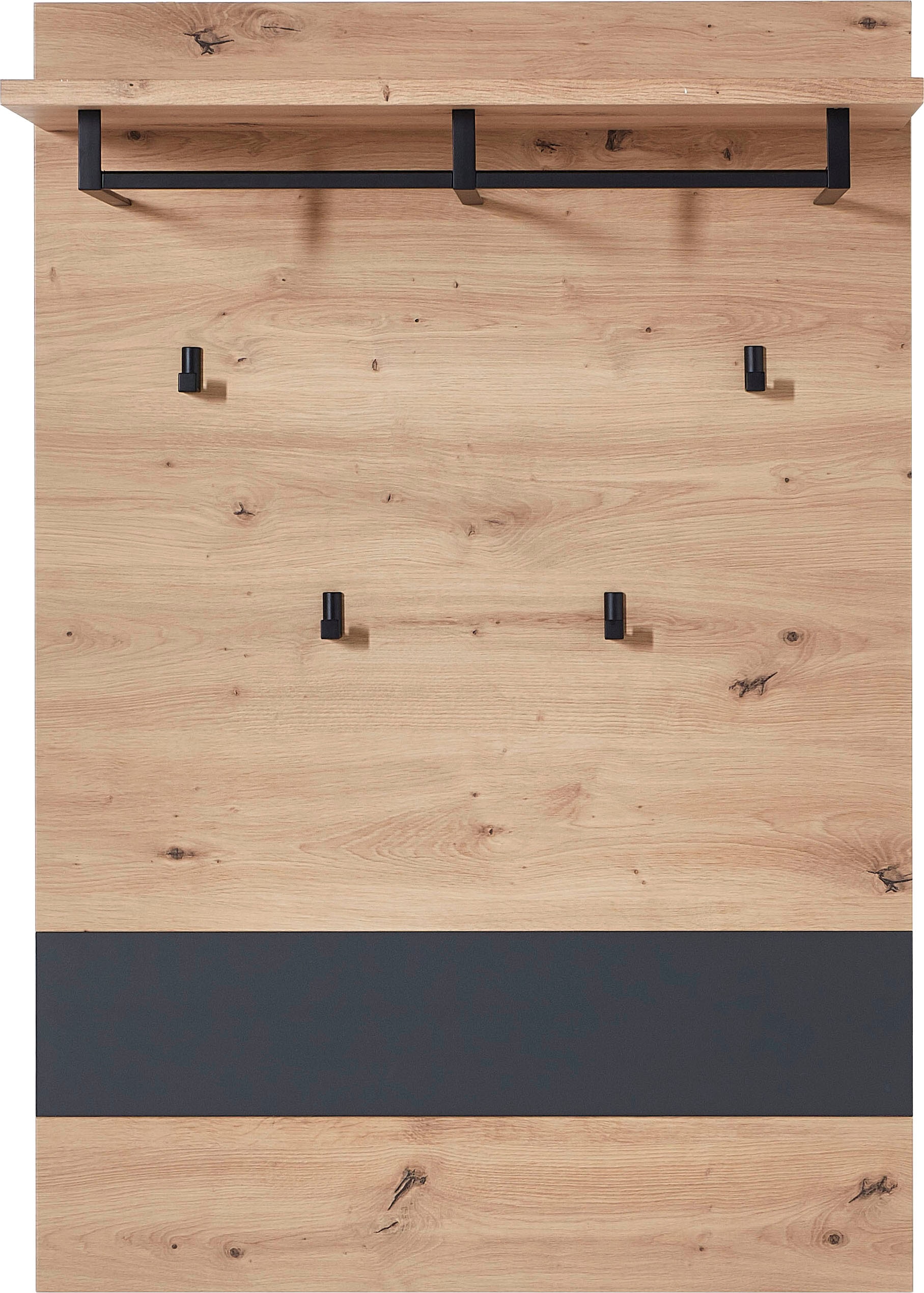 Innostyle Garderobenpaneel »Memphis« 1 Stk. tlg. in braun, Größe B/H/T: 80 cm x 118 cm x 30 cm