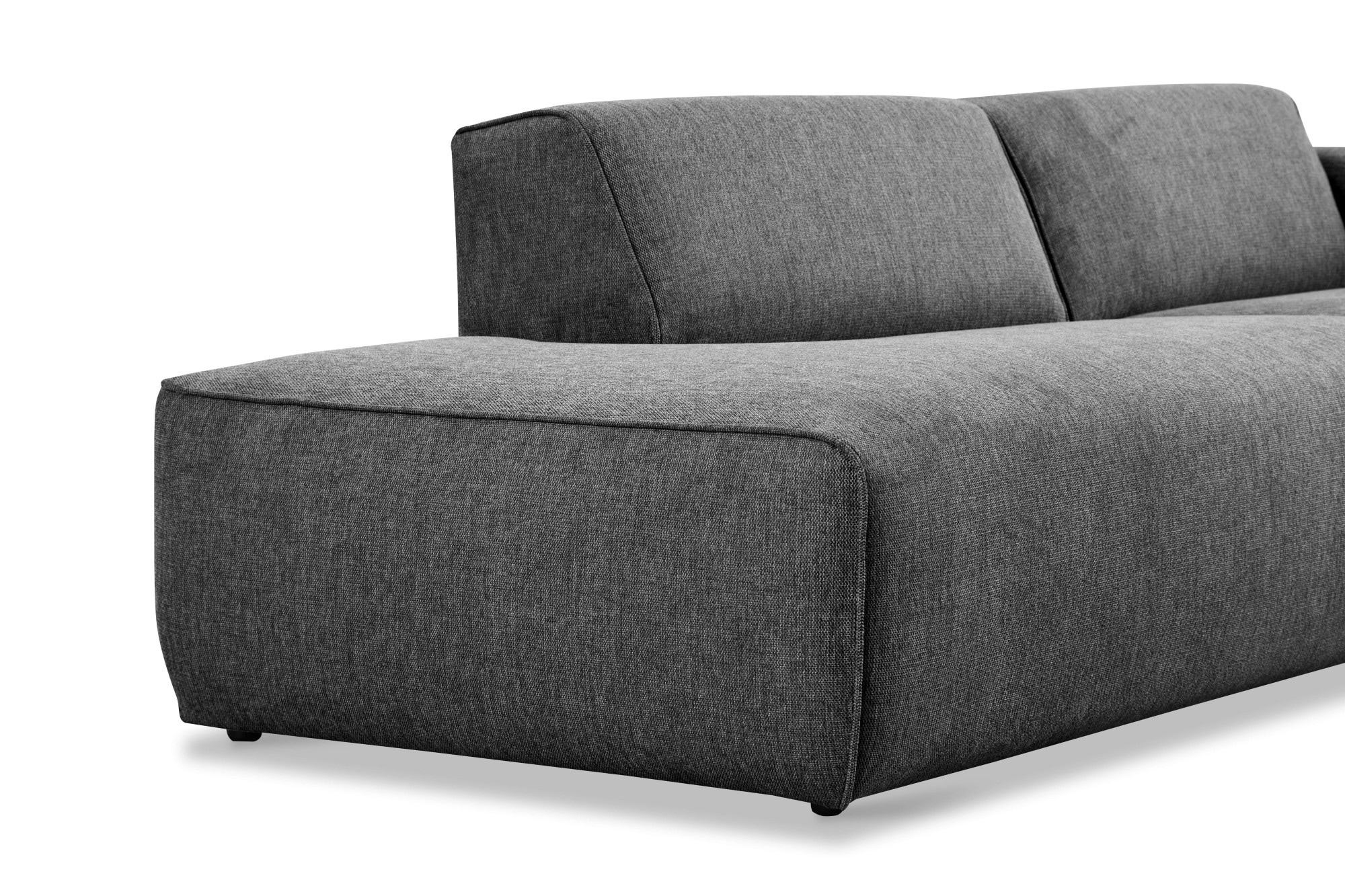 andas 2-Sitzer »Noord mit Kedernaht, Breite 227 cm«, Cord, Struktur, Webstoff, mit Wellenunterfederung, Massivholzrahmen