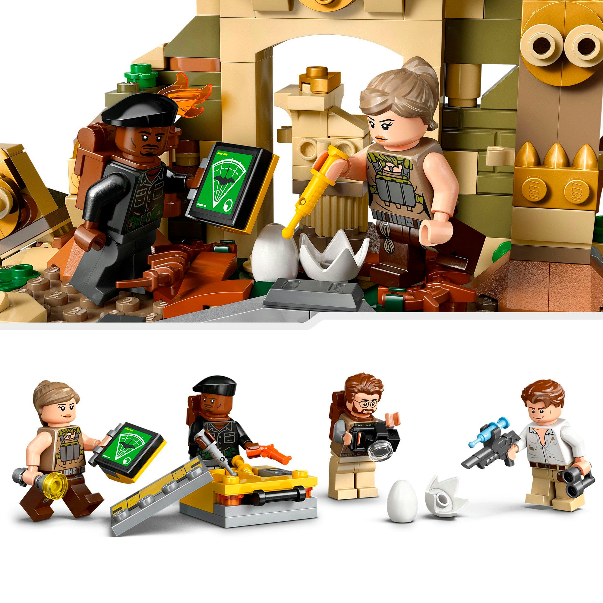 LEGO® Konstruktionsspielsteine »Spinosaurier & Quetzalcoatlus: Hubschrauber-Einsatz (76976)«, (984 St.), LEGO Jurassic World; Made in Europe