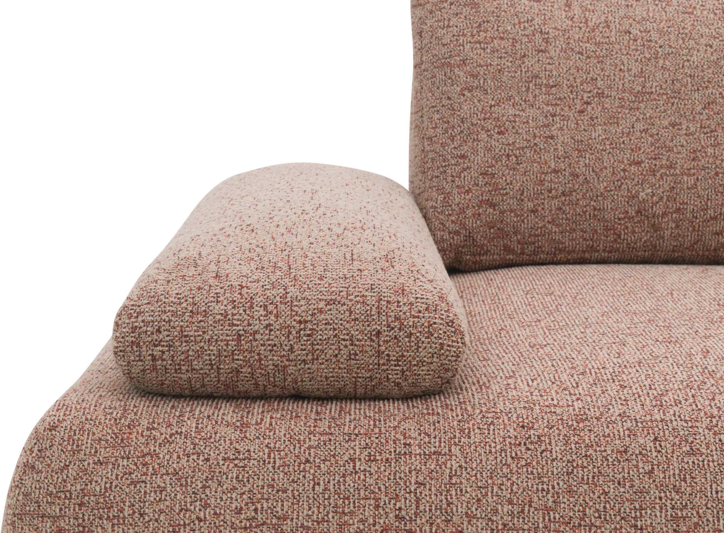 DOMO collection Big-Sofa »800016 Megasofa Breite 244cm, Federkernunterfederung«, (2 St.), moderner Strukturstoff aus 95% Polyester und 5% Baumwolle
