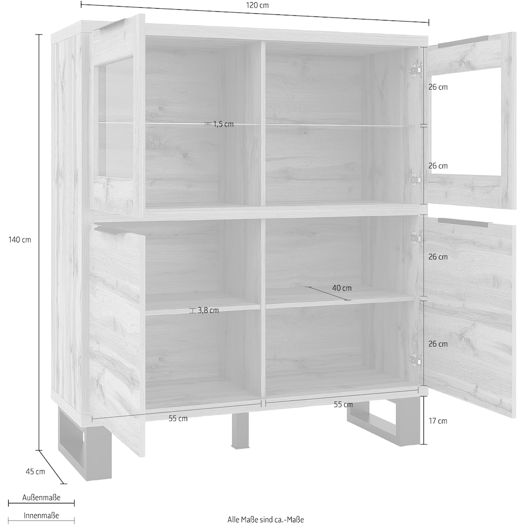 Helvetia Highboard »Halle«