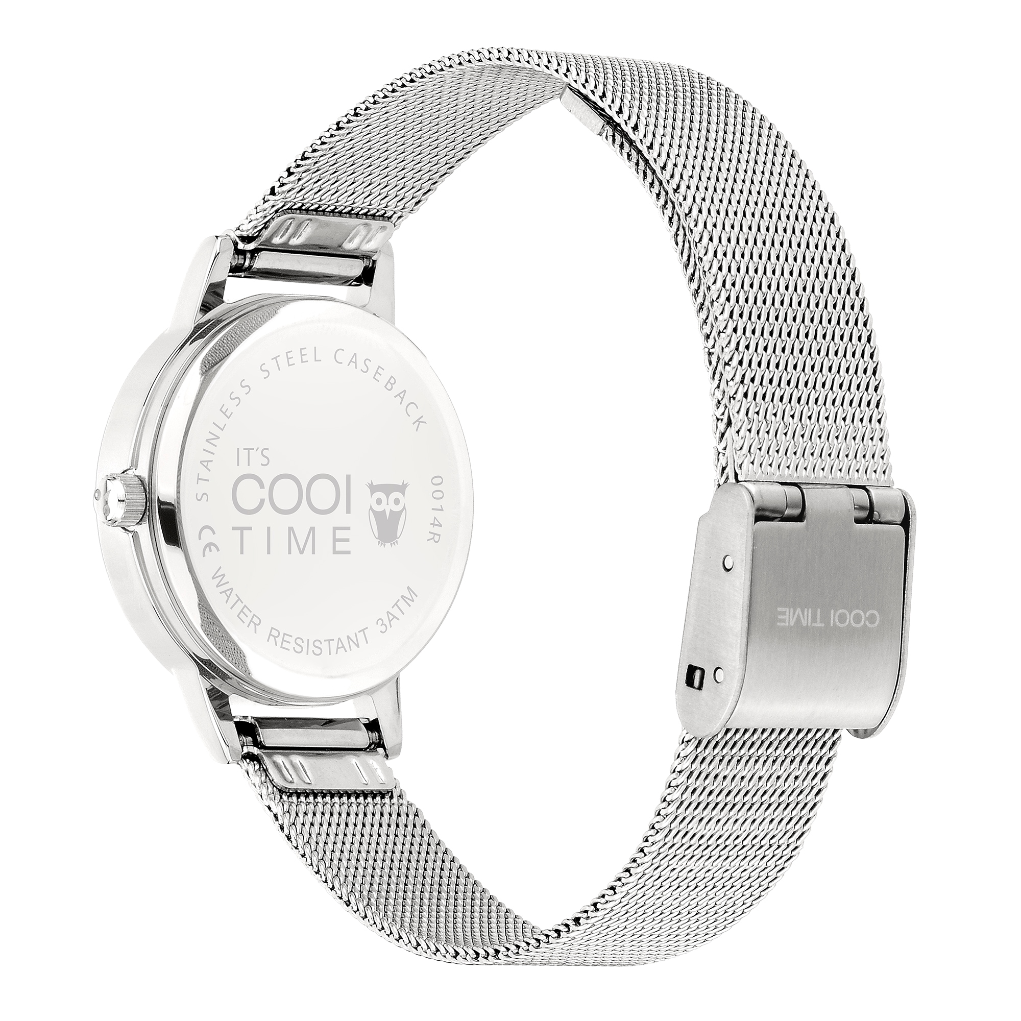 COOL TIME Quarzuhr »The Cool Butterfly«, Armbanduhr, Edelstahlarmband, Kinderuhr, Mädchen, analog