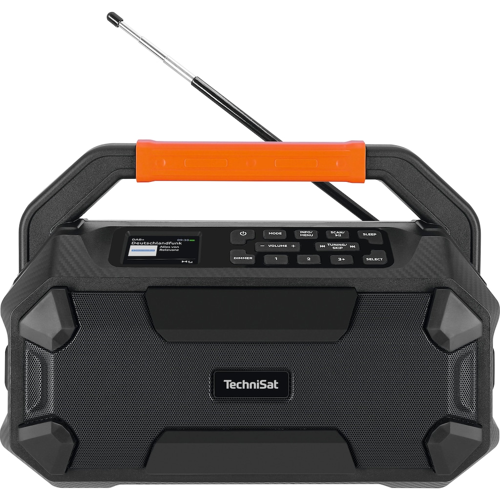TechniSat Baustellenradio »DIGITRADIO 231 OD«, (Bluetooth Digitalradio (DAB+)-UKW mit RDS 16 W)