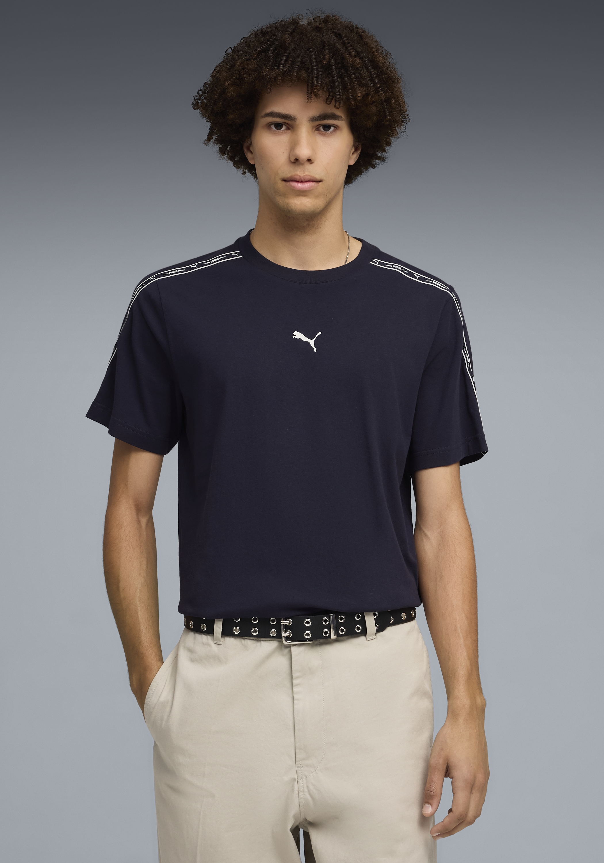 PUMA T-Shirt »ESS TAPE TEE« Regular Fit, Kurzarm, für sportlichen Look, aus Baumwolle