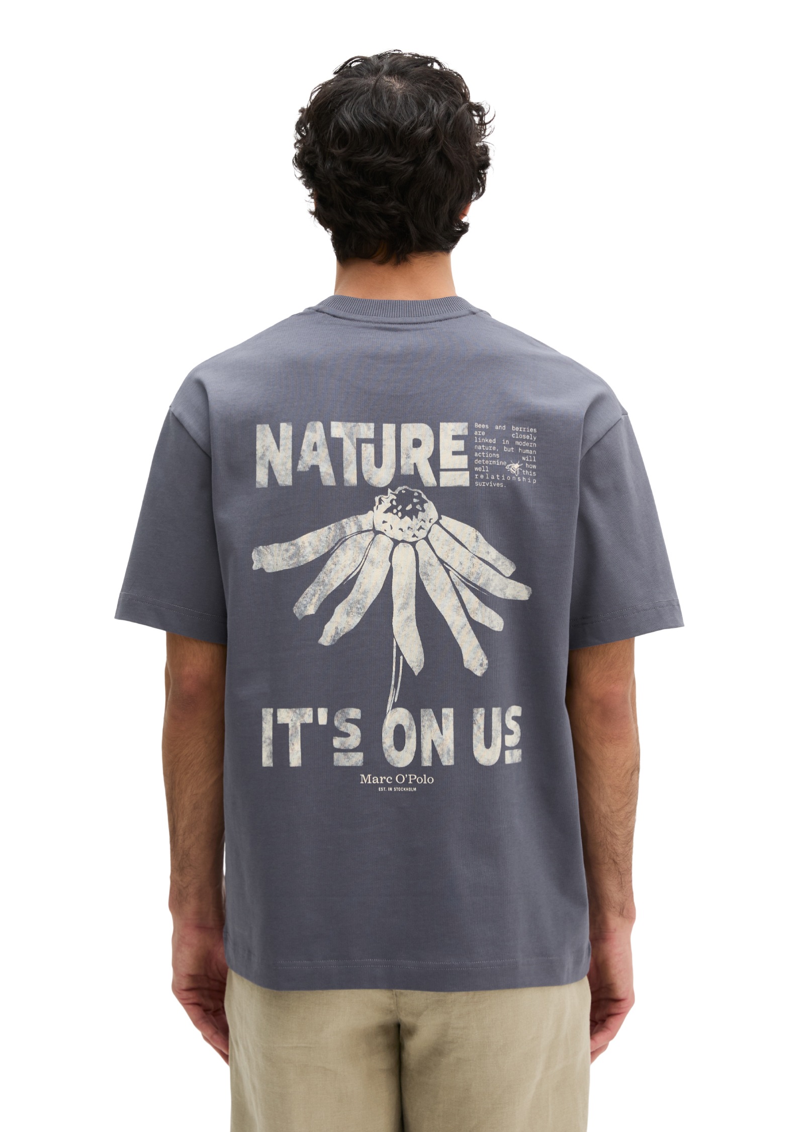 Marc O'Polo T-Shirt loose fit mit Rückenprint