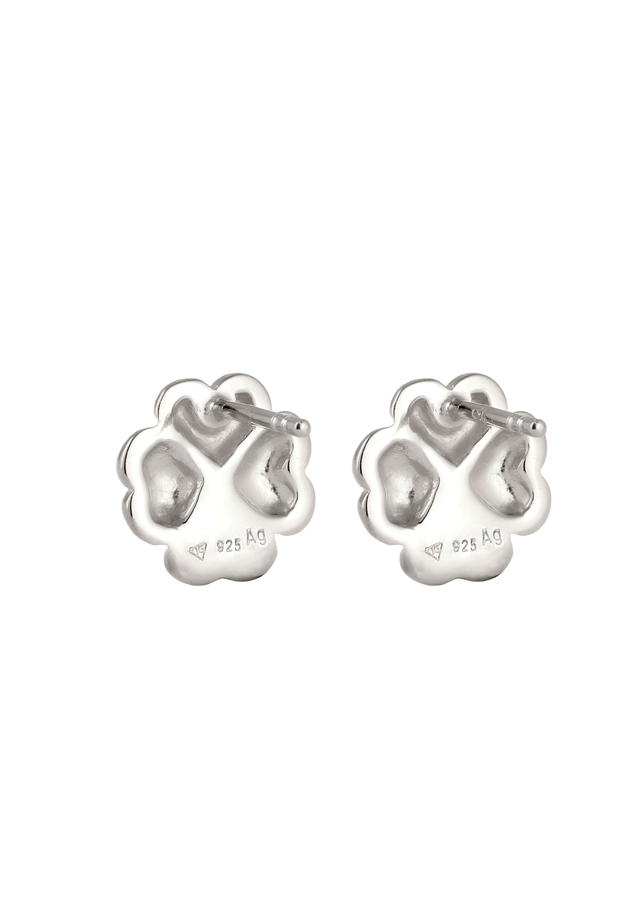 Elli Paar Ohrstecker »Ohrringe Ohrstecker Kleeblatt 925 Sterling Silber«