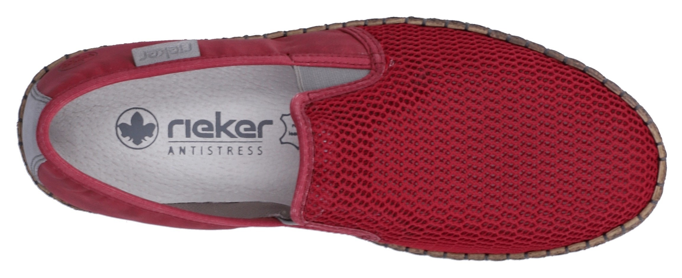 Rieker Espadrille  Sommerschuh, Slipper, Freizeitschuh im Materialmix