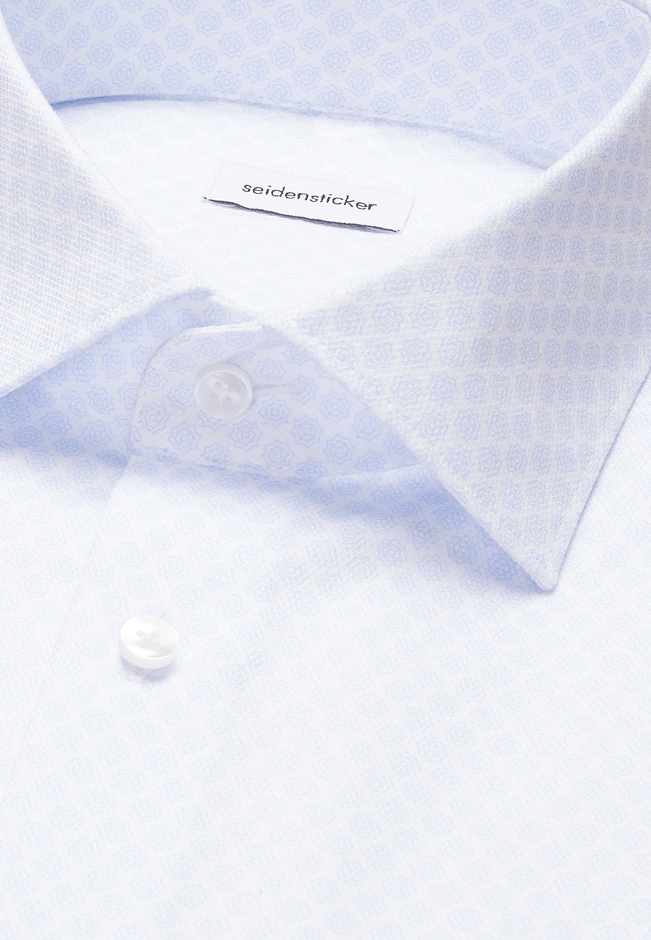 seidensticker Businesshemd »Schwarze Rose« Slim 1/2 Kentkragen Druck