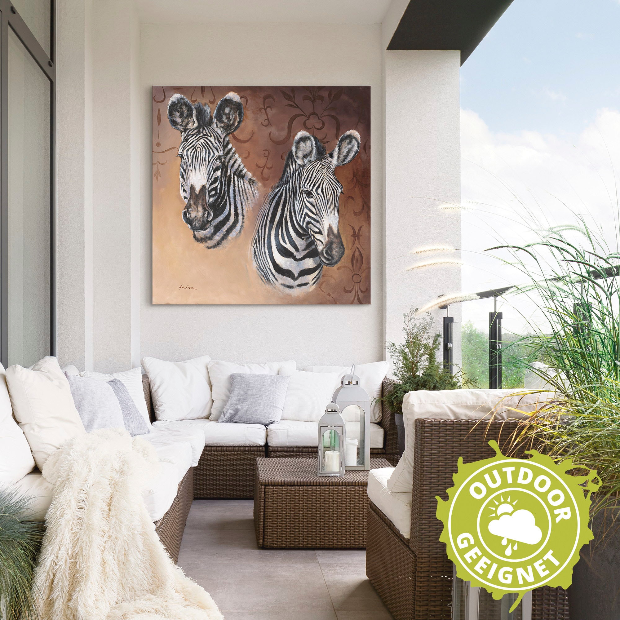 als versch. oder Größen OTTO (1 St.), Wandbild Wandaufkleber in Wildtiere, Artland kaufen im Shop Online Poster »Zebra«, Leinwandbild, Alubild,