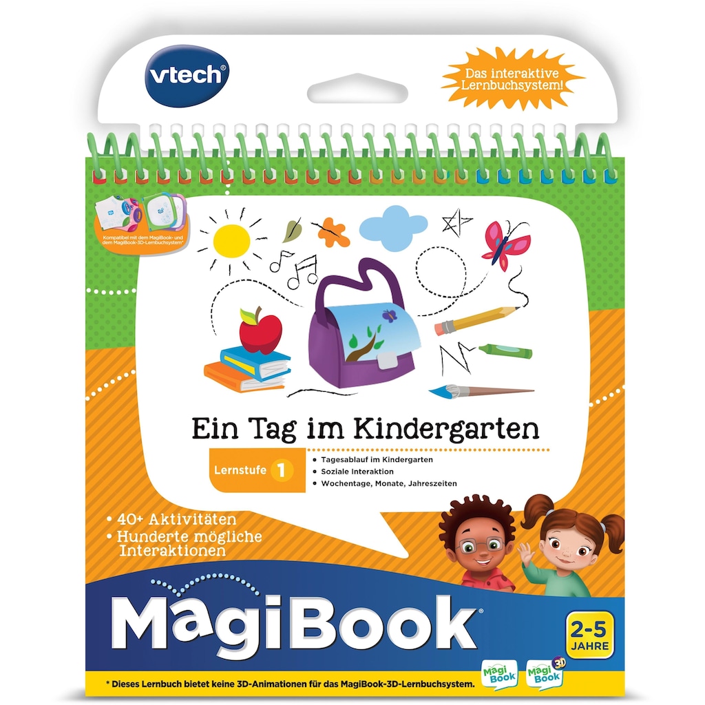 Vtech® Buch »MagiBook Lernstufe 1 - Ein Tag im Kindergarten«