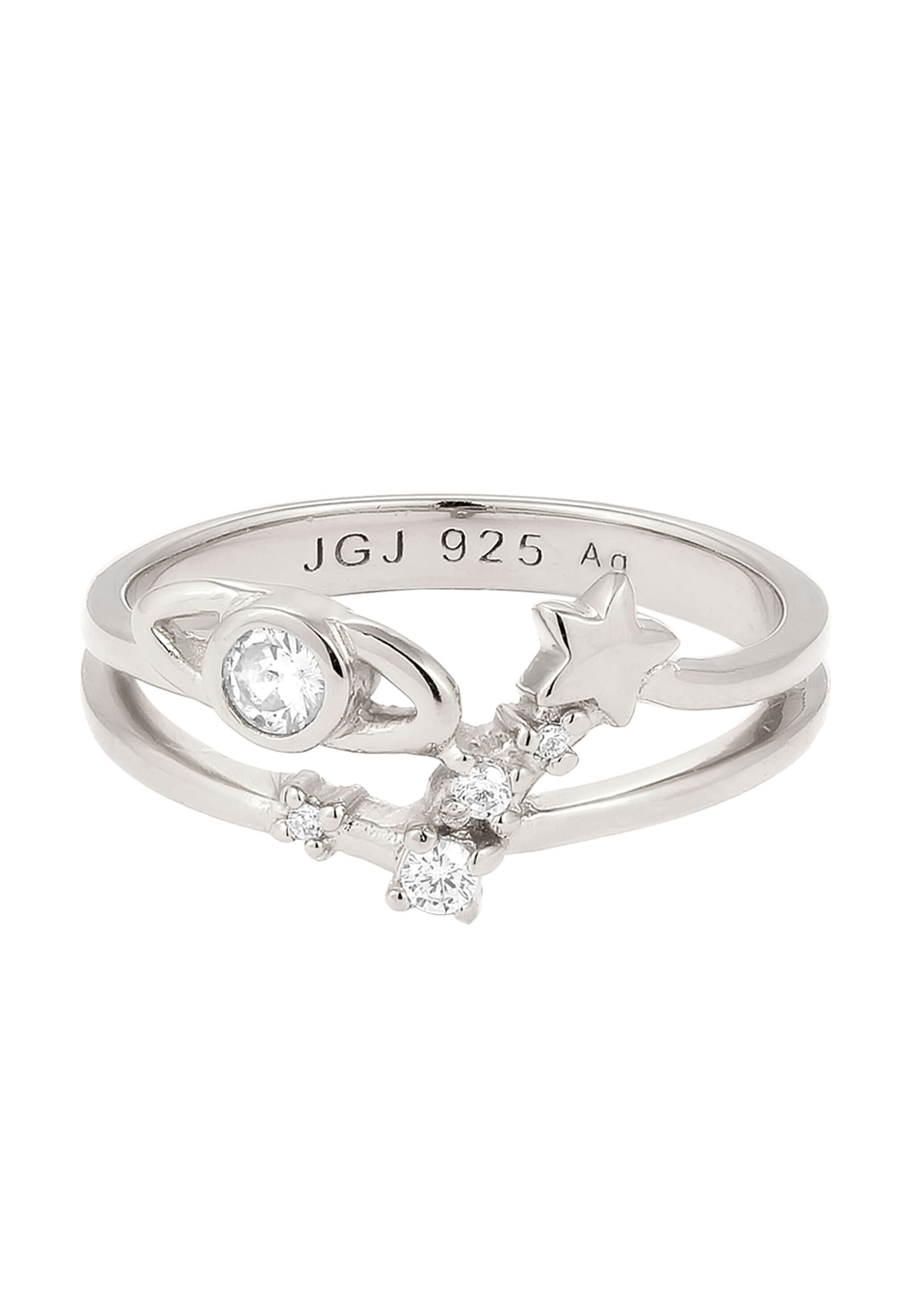 Elli Silberring »Ring Stern Zirkonia Weiß 925 Sterling Silber«