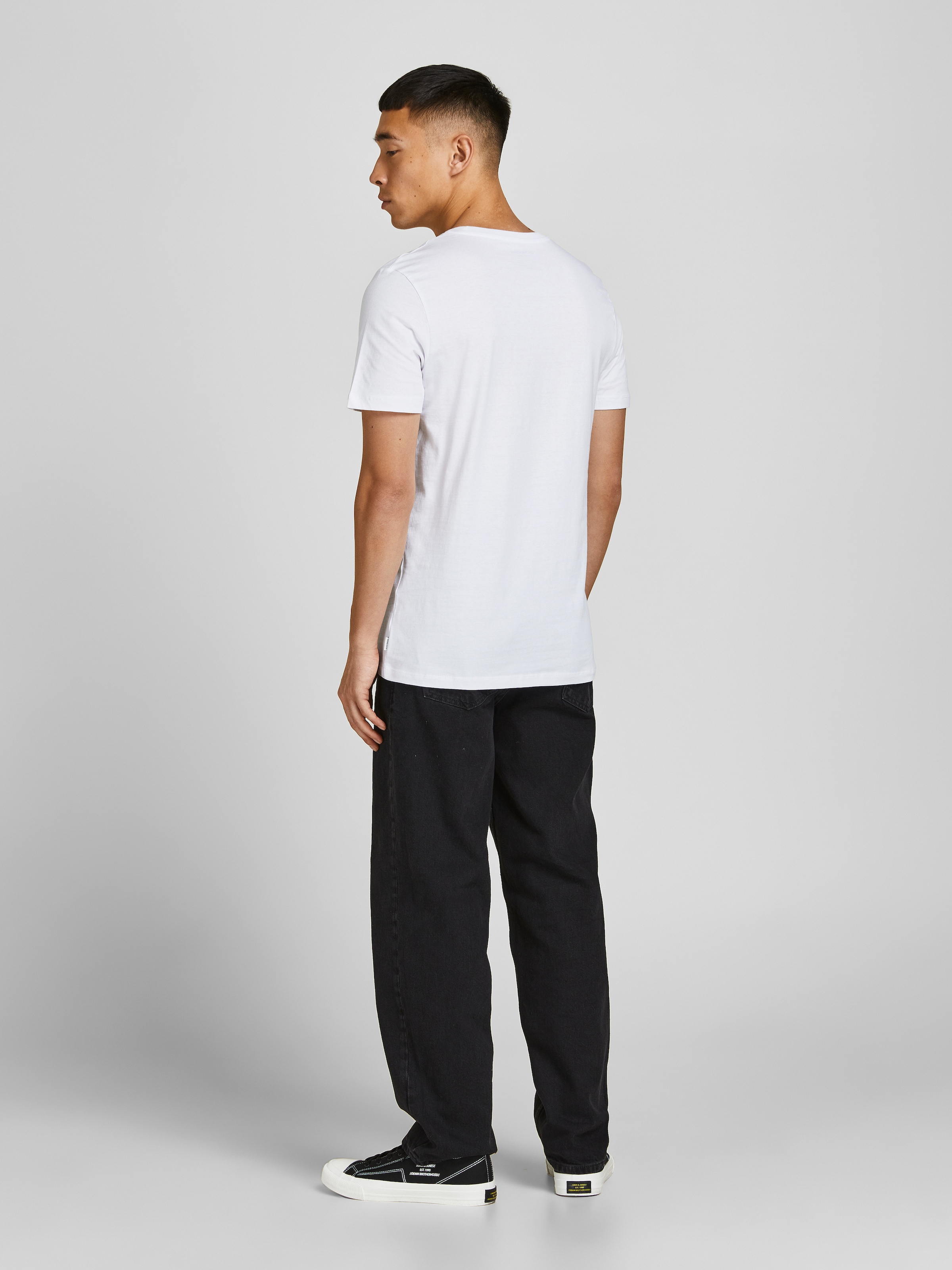 Jack & Jones Rundhalsshirt »JJEORGANIC BASIC TEE SS O-NE 3PK MP NOOS« Packung, 3 Stk.