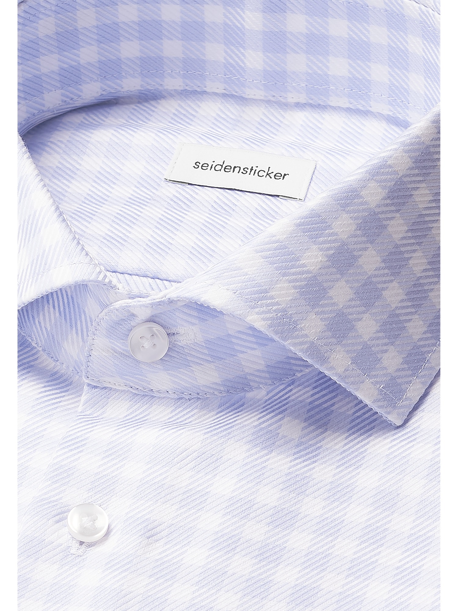 seidensticker Businesshemd »Schwarze Rose«, Slim 1/1 Kentkragen Karo