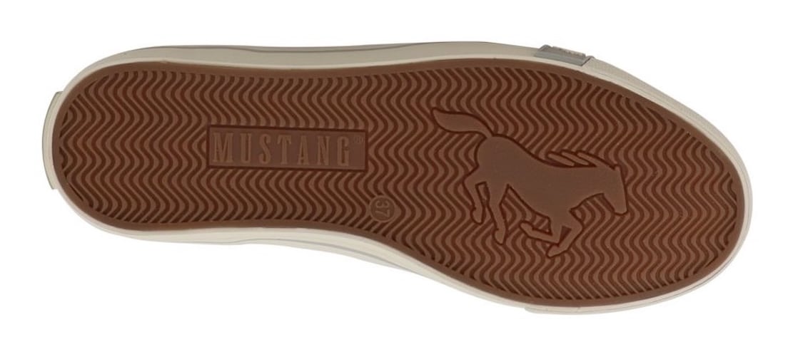 Mustang Shoes Sneaker »Winona«  Schnürboots, High Top-Sneaker mit Blüten-Stickerei