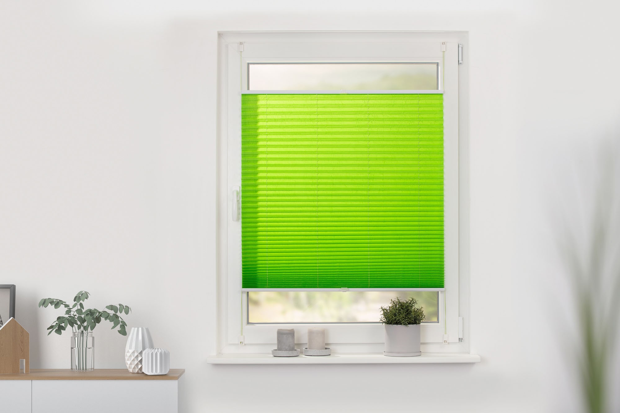 LICHTBLICK ORIGINAL Plissee »Klemmfix«, Lichtschutz, ohne Bohren, verspannt, Faltenstore