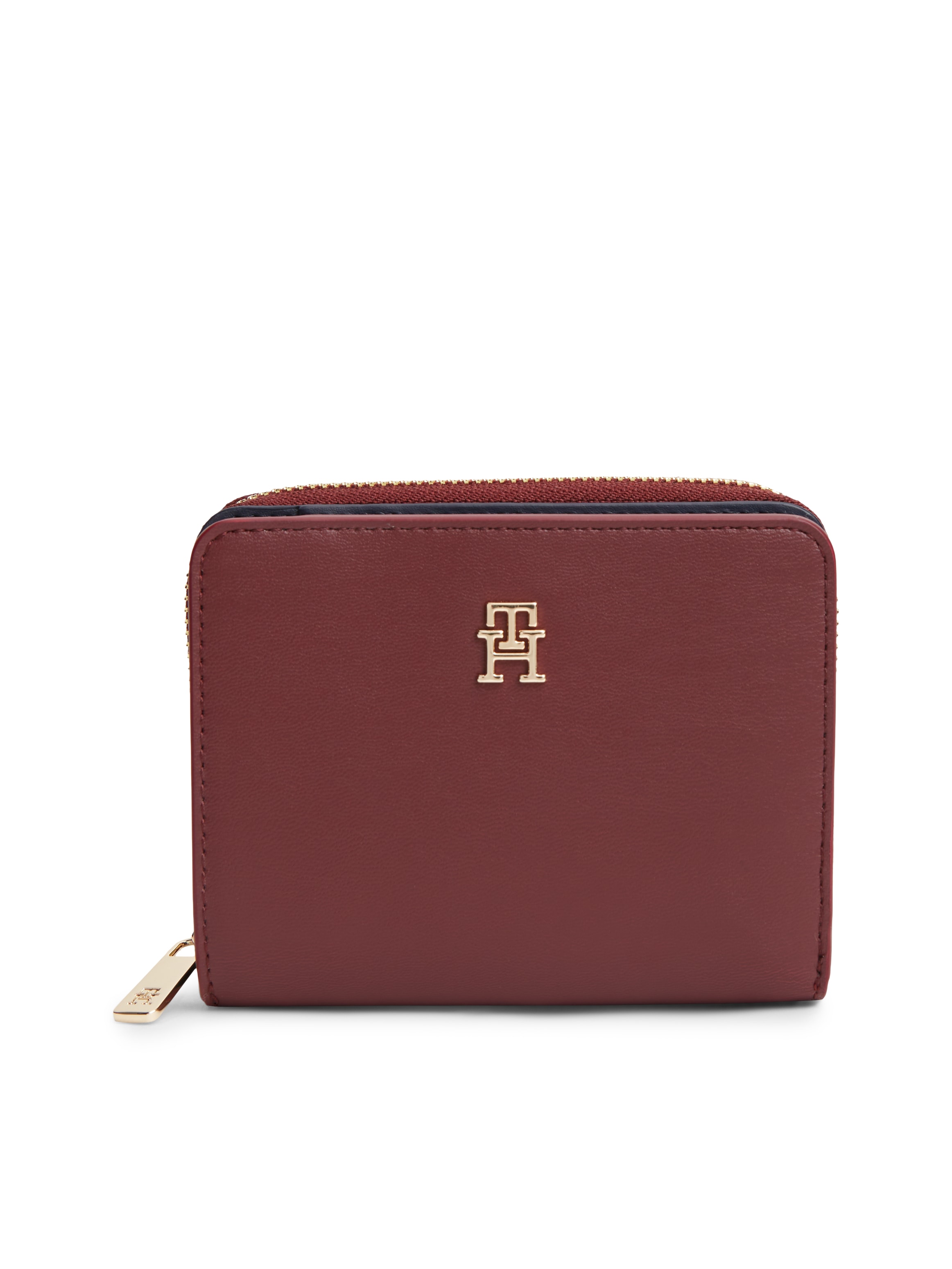 Tommy Hilfiger Geldbörse »TH ICON MED ZA FLAP« , Damen Geldbeutel, Portemonnai mit edlem TH-Logoemblem
