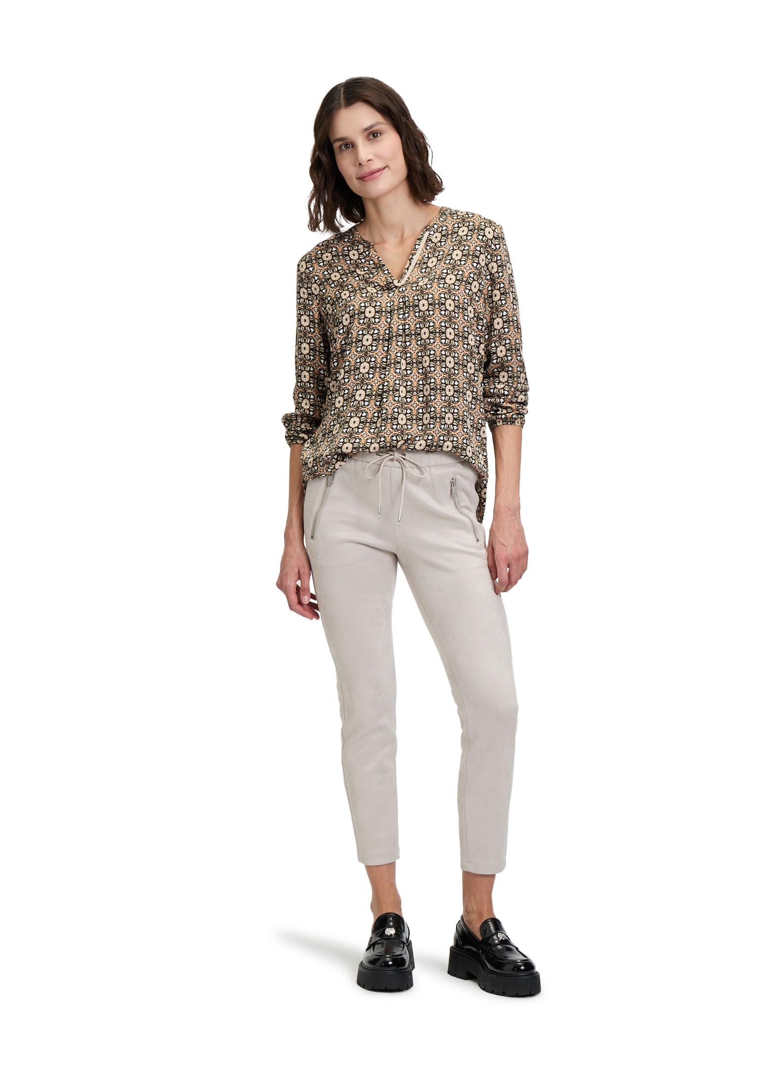 Cartoon Klassische Bluse »Blusenshirt mit Muster«