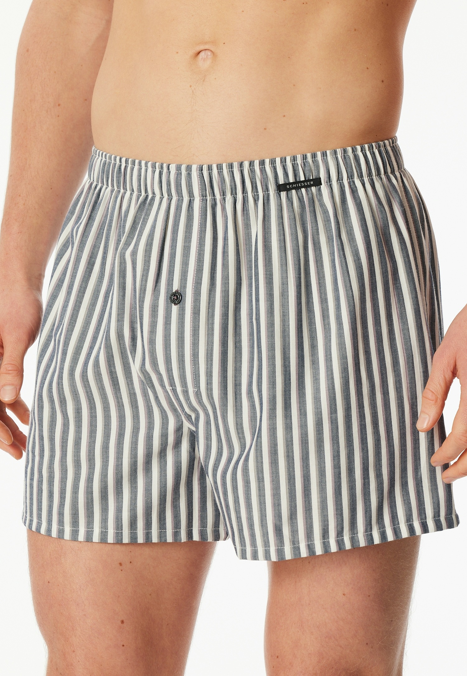 Schiesser Weiter Boxer »Boxershorts Multipacks« 2er Pack,  mit Eingriff, Knopf