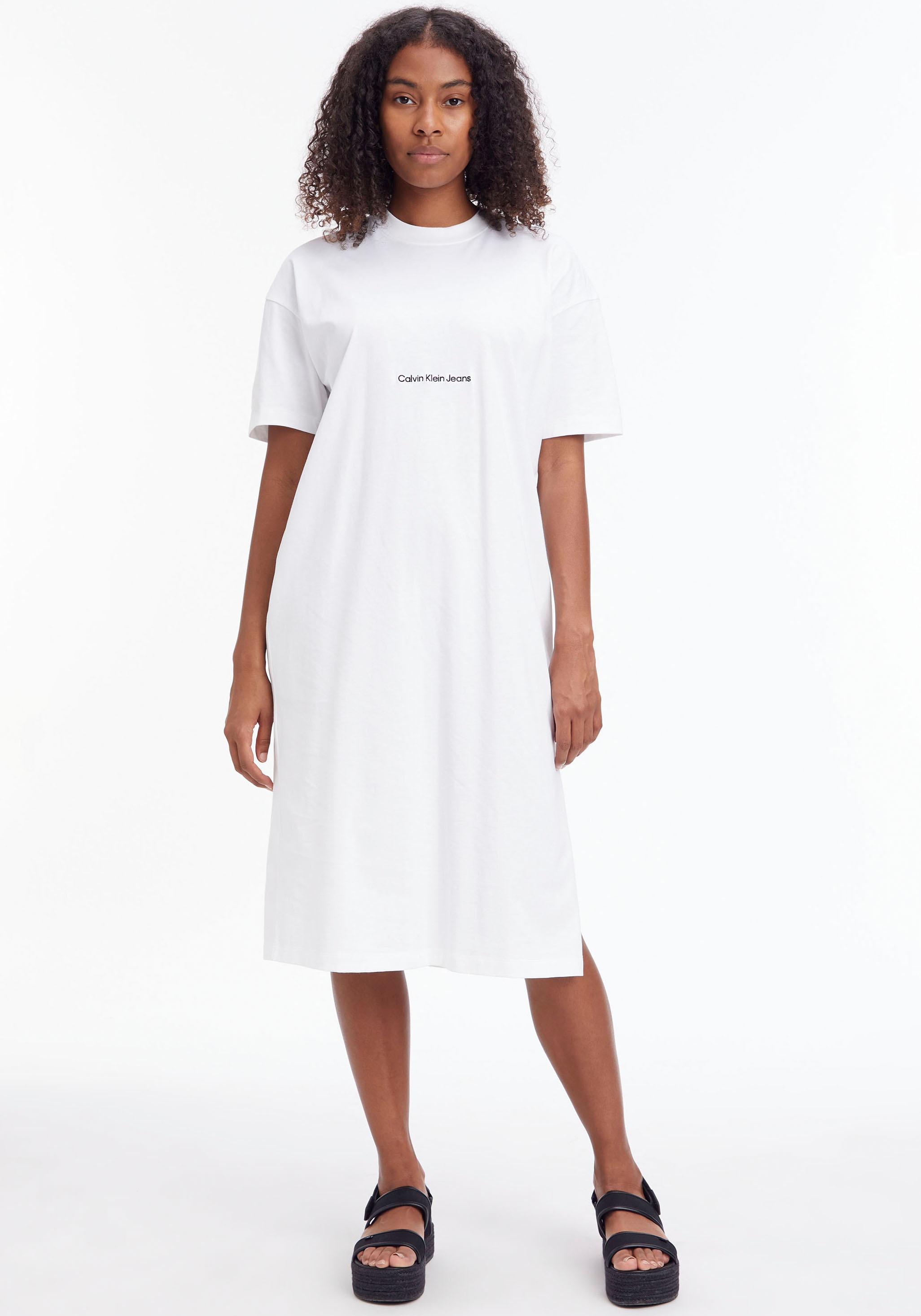 Calvin Klein Jeans Shirtkleid, mit seitlichem Schlitz kaufen