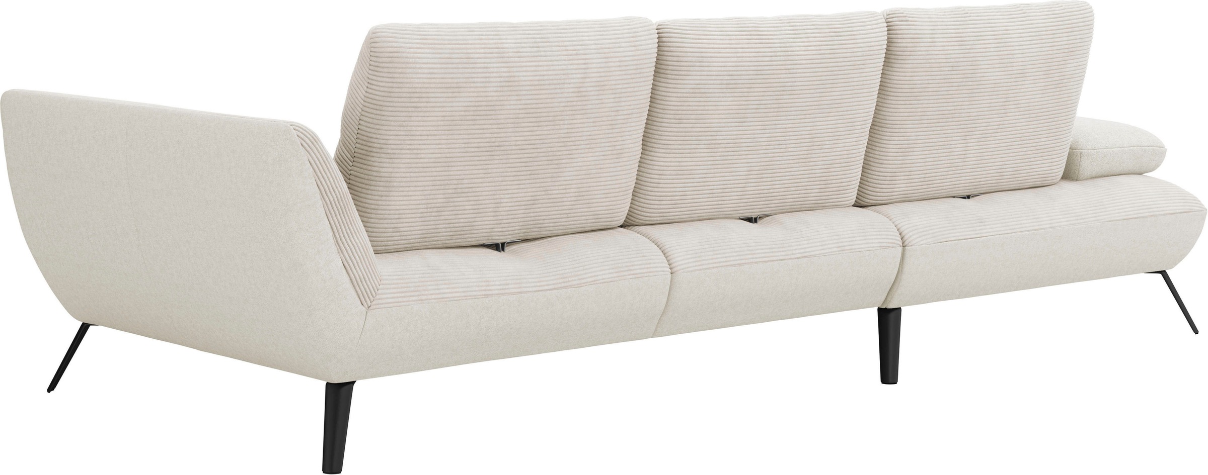Places of Style Ecksofa »Mikado L-Form«, inkl. Sitztiefenverstellung und Armteilverstellung