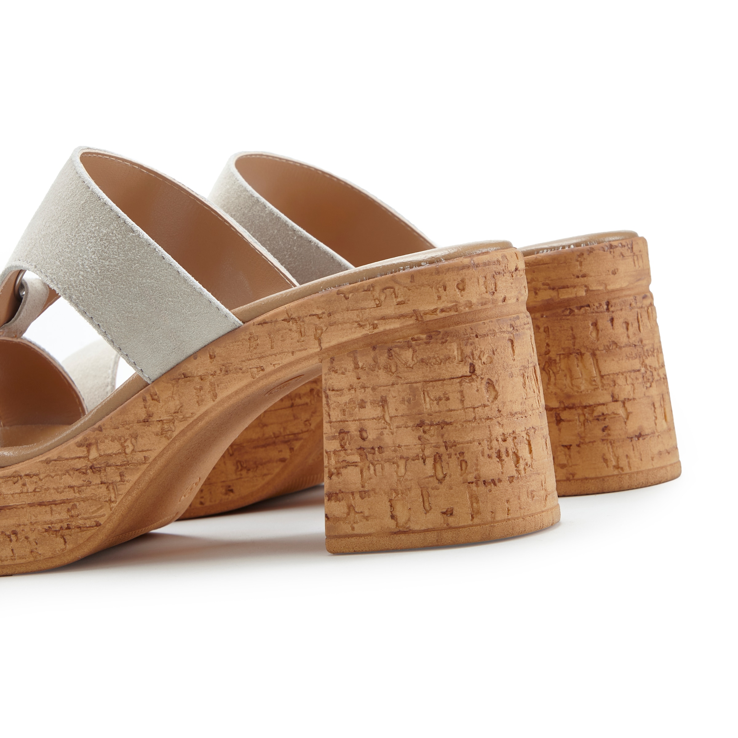 LASCANA Pantolette »Sandale, Mule, offener Schuh, Sommerschuh,«  aus Leder mit Blockabsatz