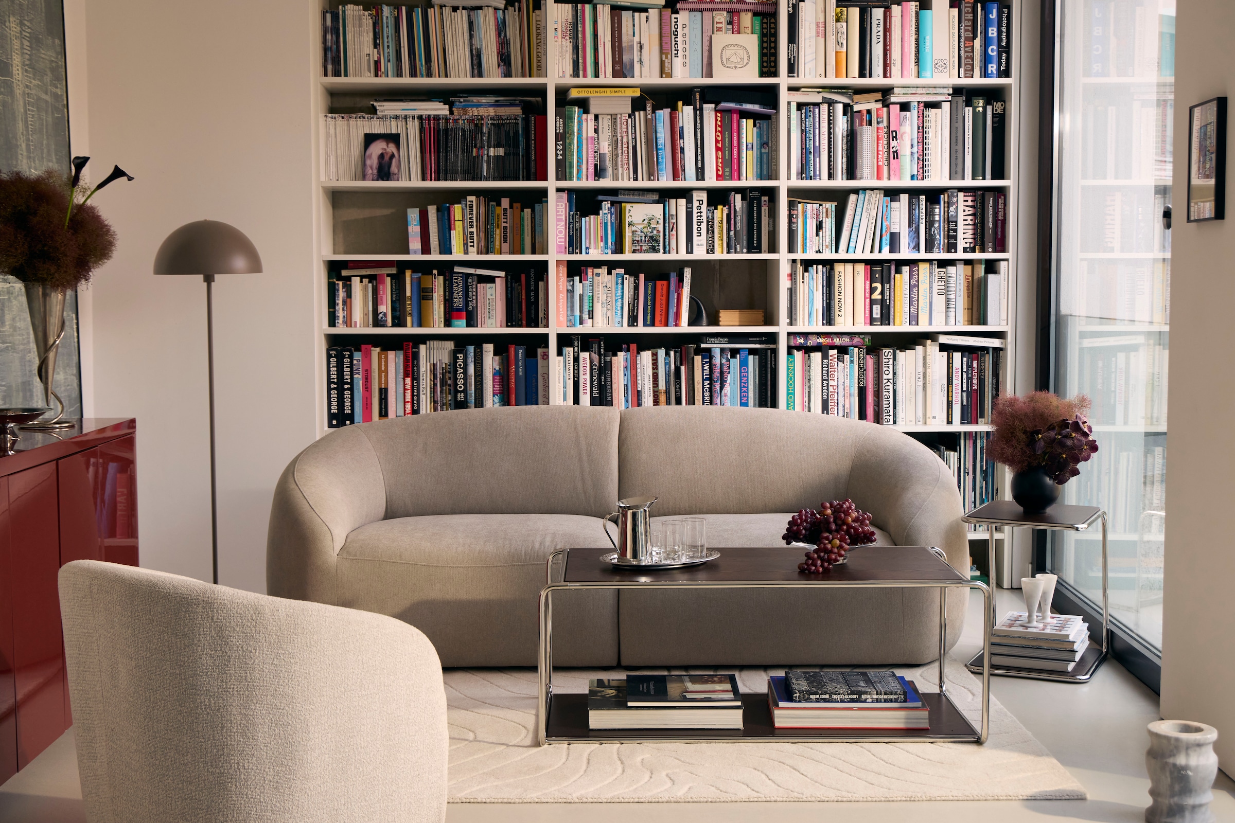 LeGer Home by Lena Gercke Wollteppich »Zarrah, mit Wellendesign, Linienmuster« rechteckig 14 mm Höhe reine Wolle, modern, Scandi, Wohnzimmer, Schlafzimmer, Esszimmer