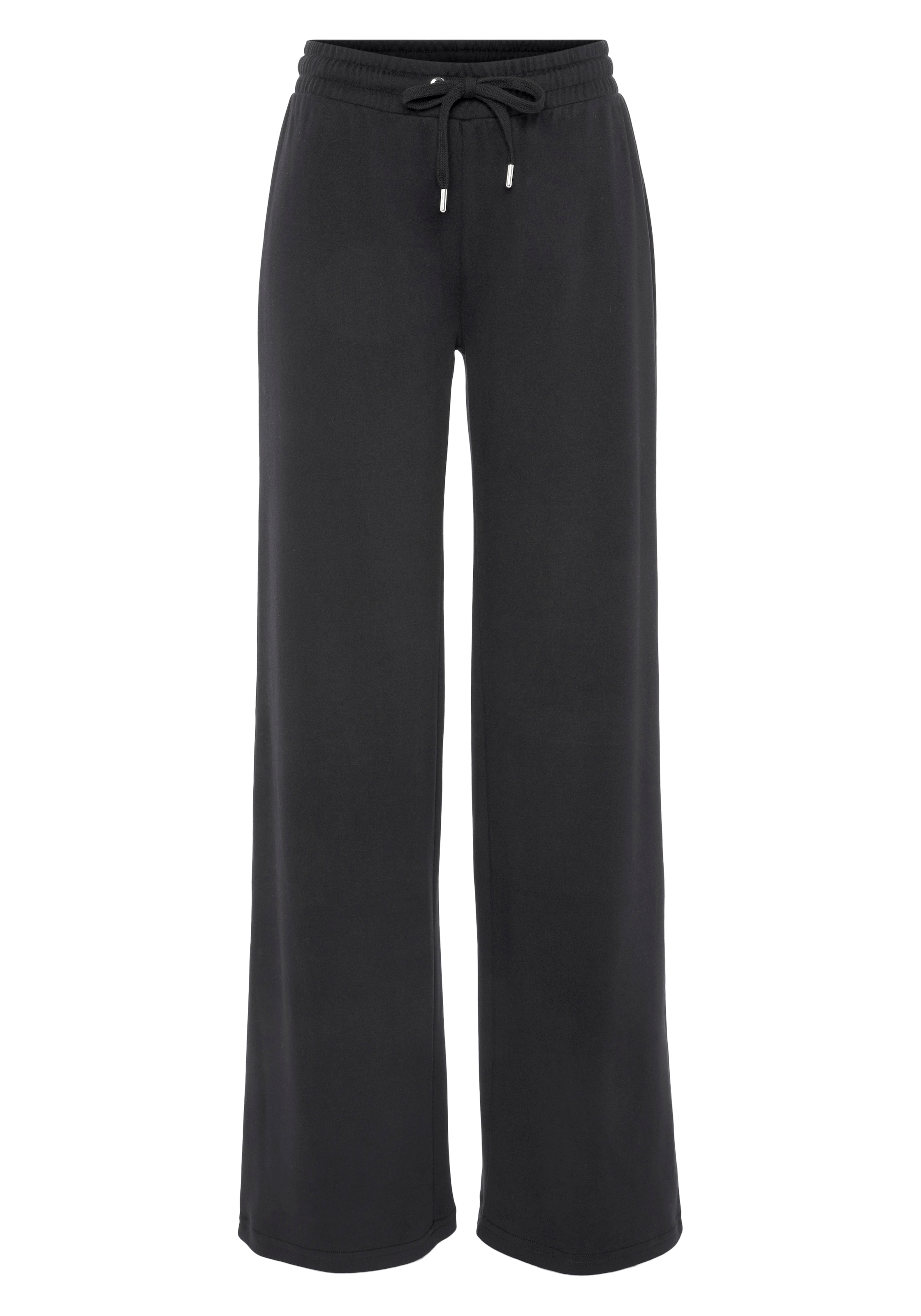LASCANA Sweathose, mit ausgestelltem Bein, Loungewear