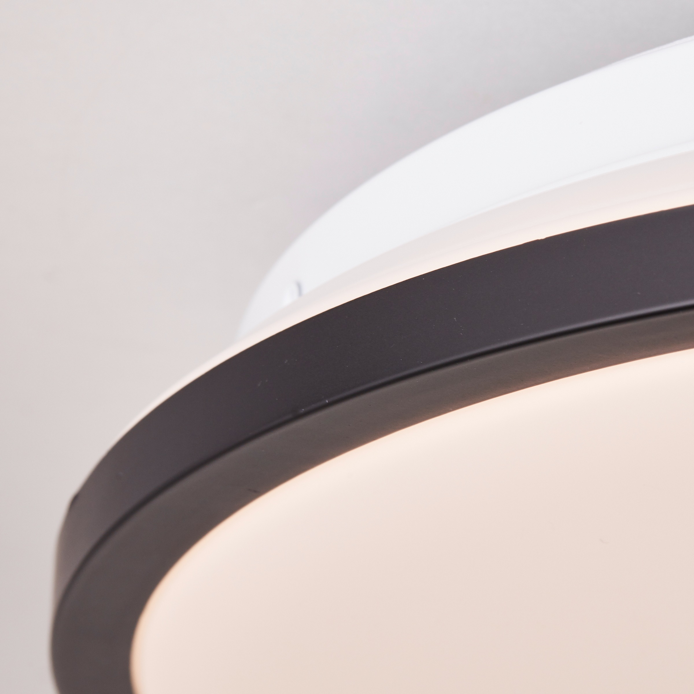Brilliant LED Deckenleuchte »Heida«, 2500 lm, Ø 40 cm, Metall/Kunststoff, schwarz