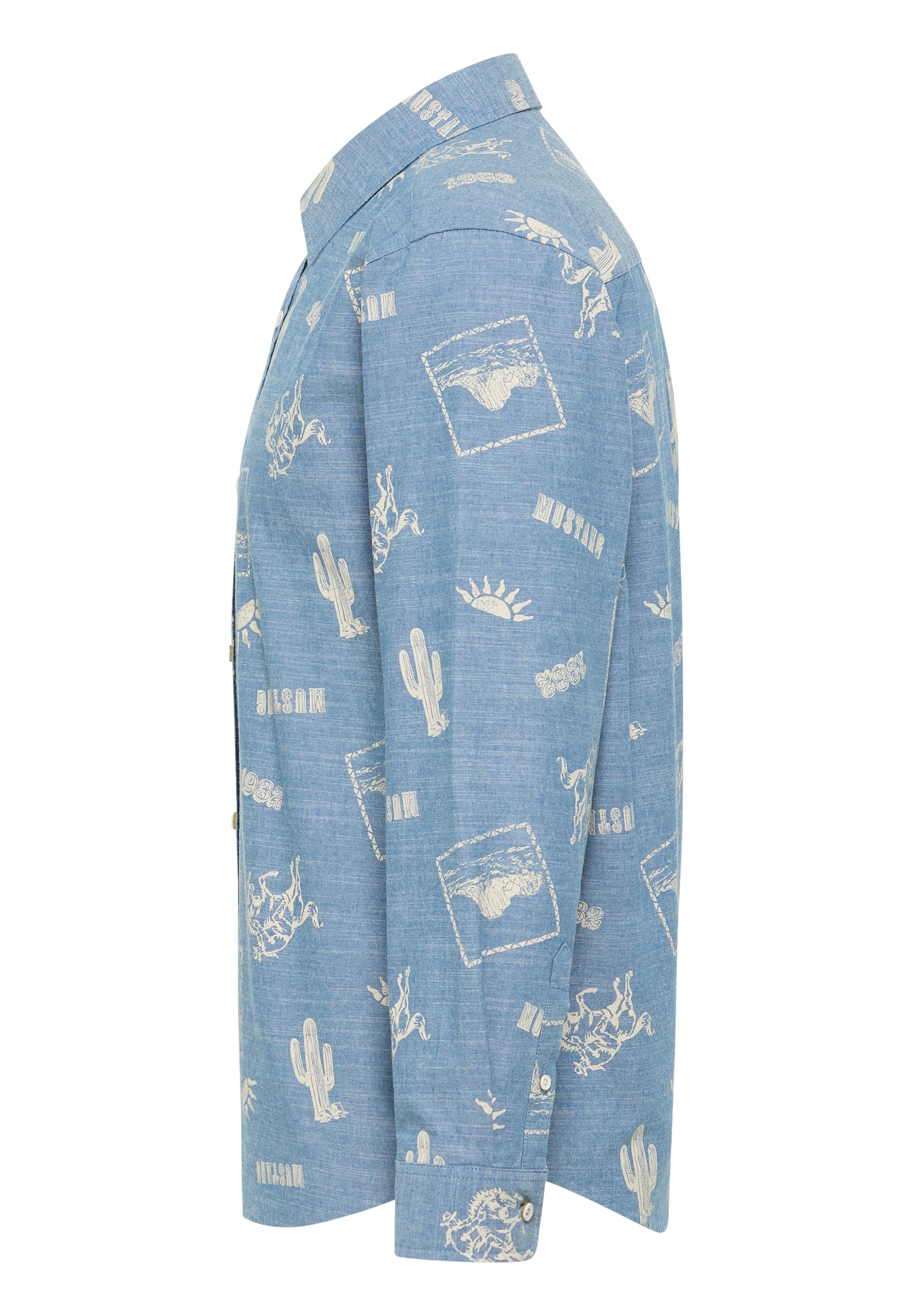 MUSTANG Langarmhemd »Herren Style Elmore«