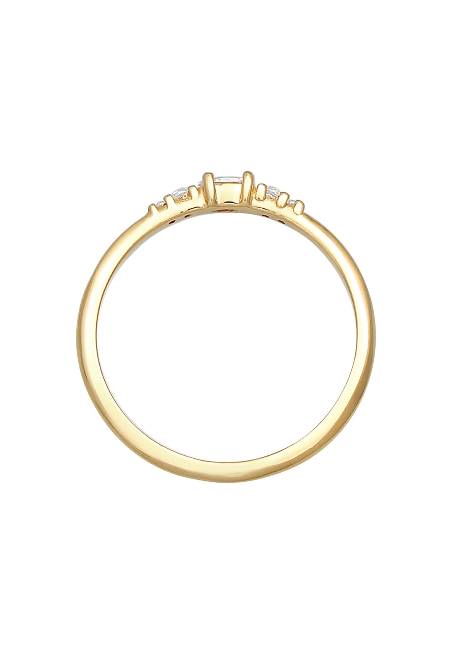 Elli Verlobungsring »Ring Zirkonia Marquise Elegant Verlobung 925 Silber«